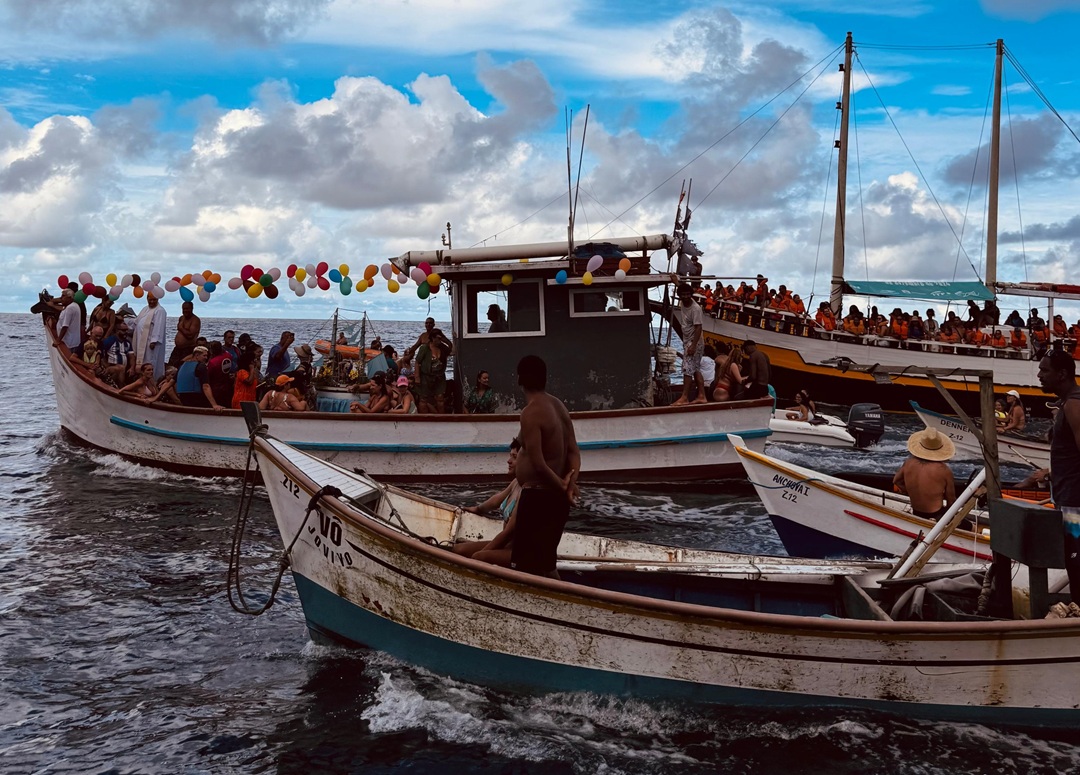 Embarcações enfeitadas